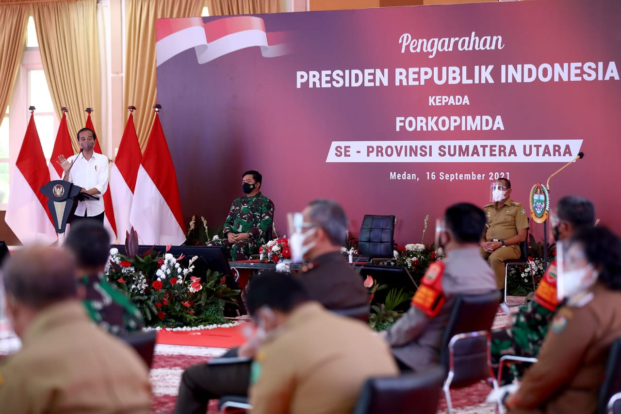 Kapolda Sumut Mengikuti Arahan Presiden Republik Indonesia.