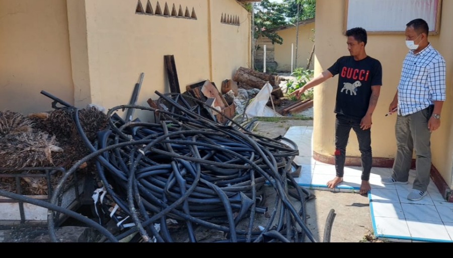 PLN Apresiasi Kinerja Polsek Serbelawan Tangkap 8 Pencuri Kabel