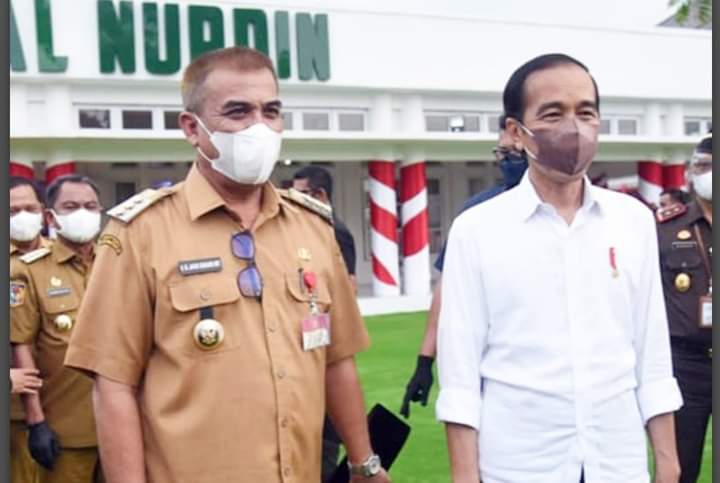 Bupati Madina Hadiri Pertemuan Bersama Jokowi di Rumdis Gubsu