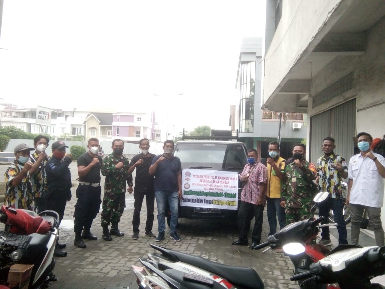 Lakukan Penyemprotan Eco Enzyme, Ilun: Ormas PKN Dukung Pemerintah PutusPenyebaran Covid-19