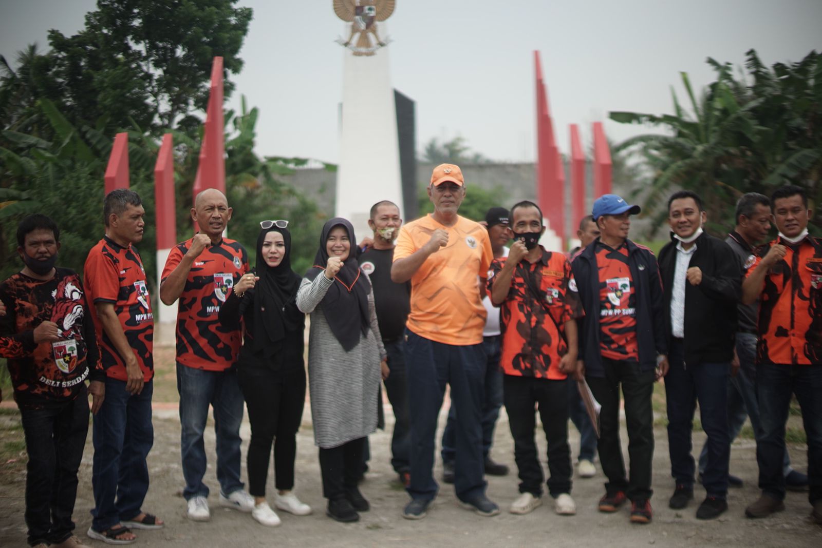 Ketua MPW PP SUMUT Kodrat Shah Kunjungi Kampung Kolam, Tinjau Persiapan Hari Kesaktian Pancasila