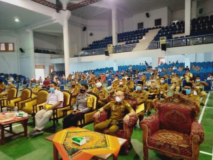 Kabupaten Madina Kejar Target Vaksinasi, Bupati Madina : Kepala Desa Punya Peran Besar