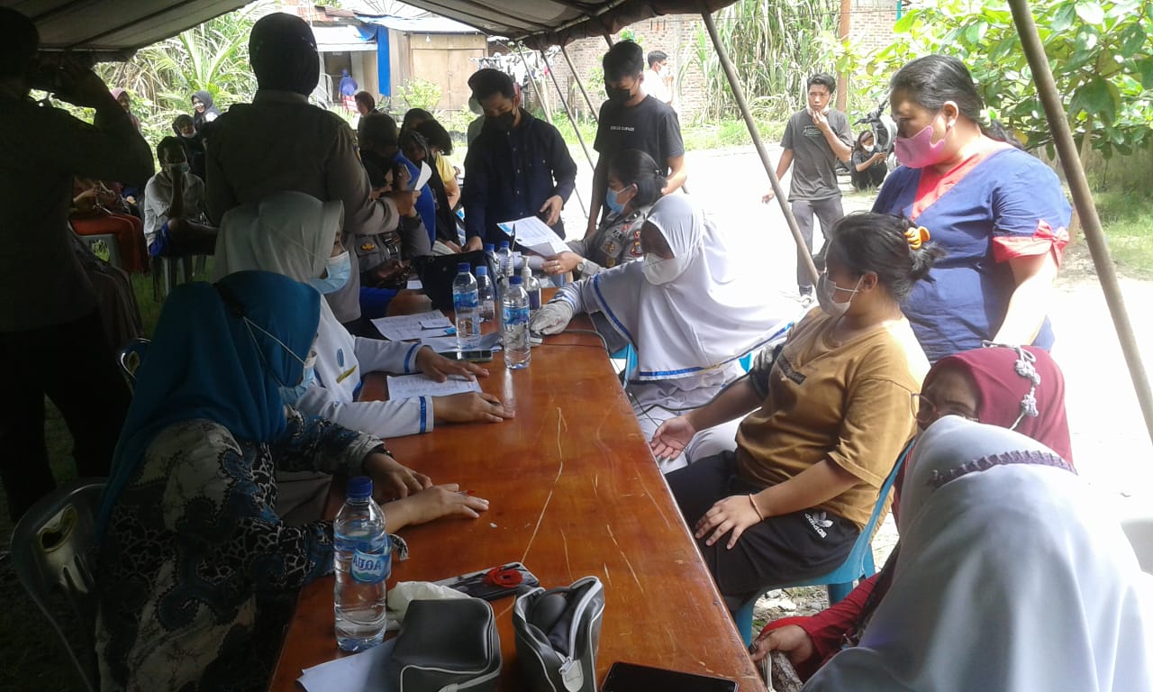 Lagi Polres Asahan Gelar Serbuan Vaksinasi Merdeka Massal