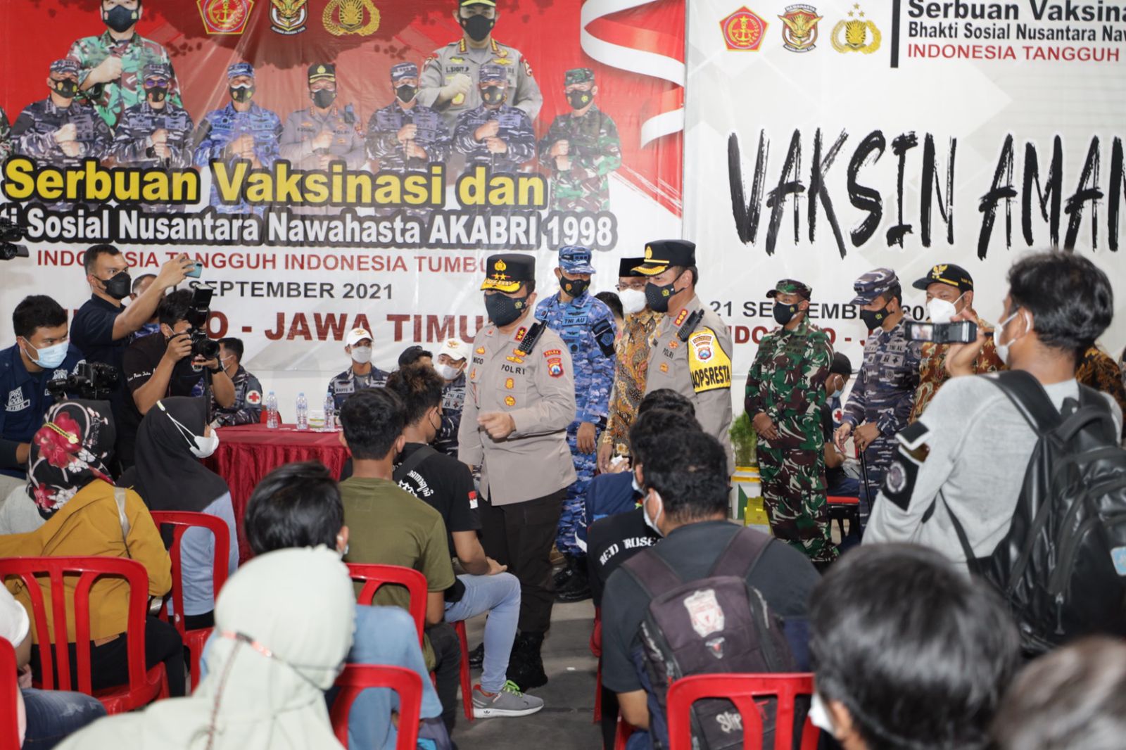 Sinergitas TNI-Polri, Alumni AKABRI 98 Nawahasta Gelar Vaksinasi dan Baksos di Seluruh Nusantara