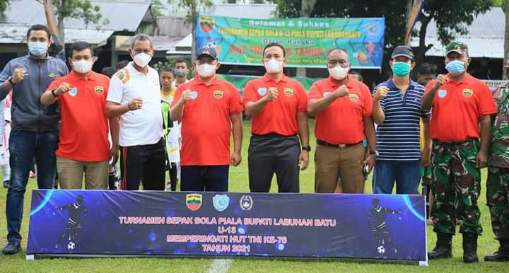 Turnamen Sepak Bola Piala Bupati Labuhanbatu U13 Resmi Buka
