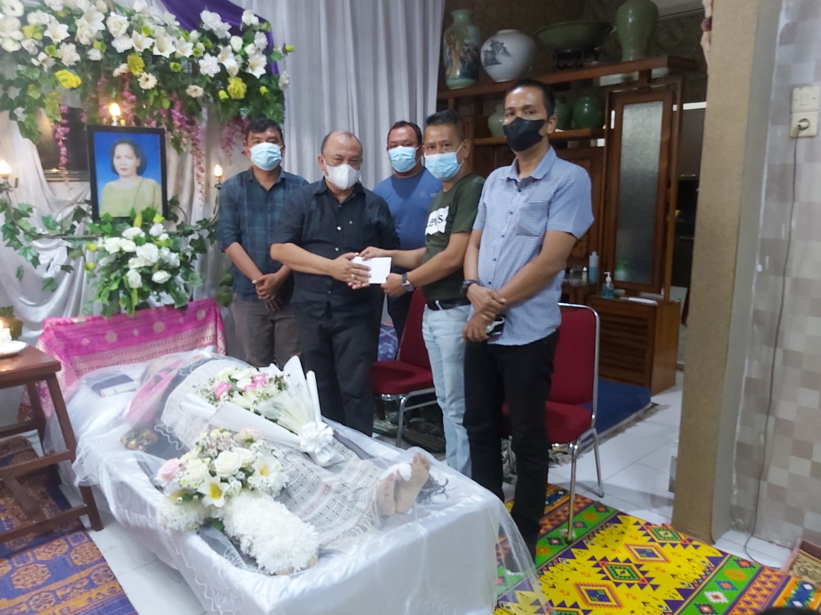Ketua Pewarta Melayat ke Rumah Istri Mantan Kanit Harda Polrestabes MedanÂ 