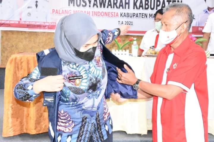 Atika Azmi Utammi Nasution Didaulat Pimpin PMI Kabupaten Mandailing Natal