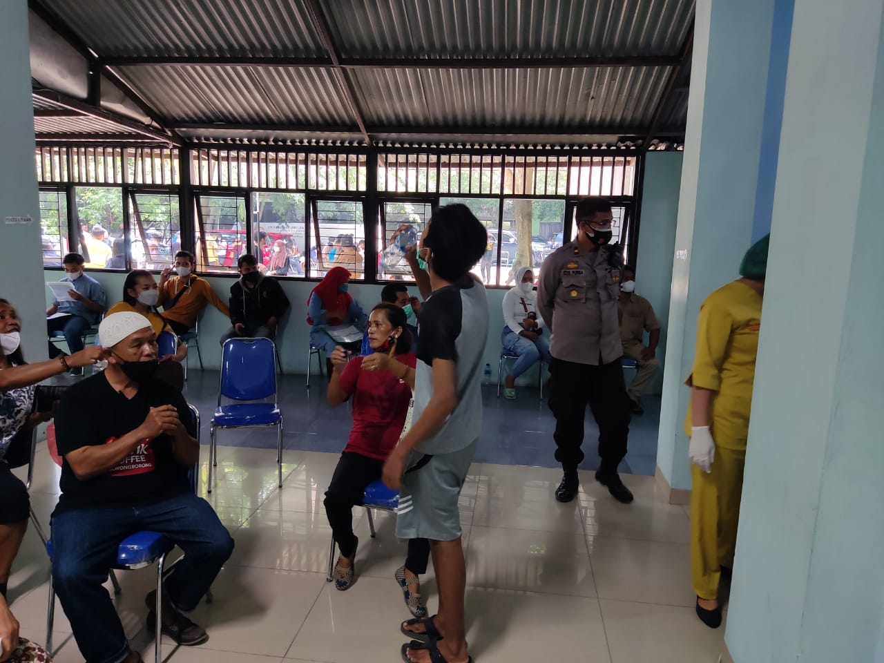 Percepat Pembentukan Herd Immunity, Polsek Medan Timur Gelar Vaksinasi Covid-19