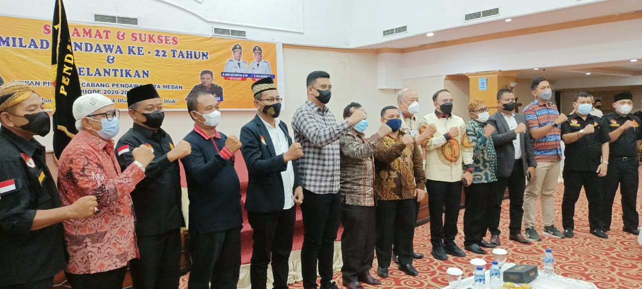 Walikota Medan Bobby Hadiri Milad ke 22th Pendawa, Ruslan: Pendawa Harus Bisa Mengayomi