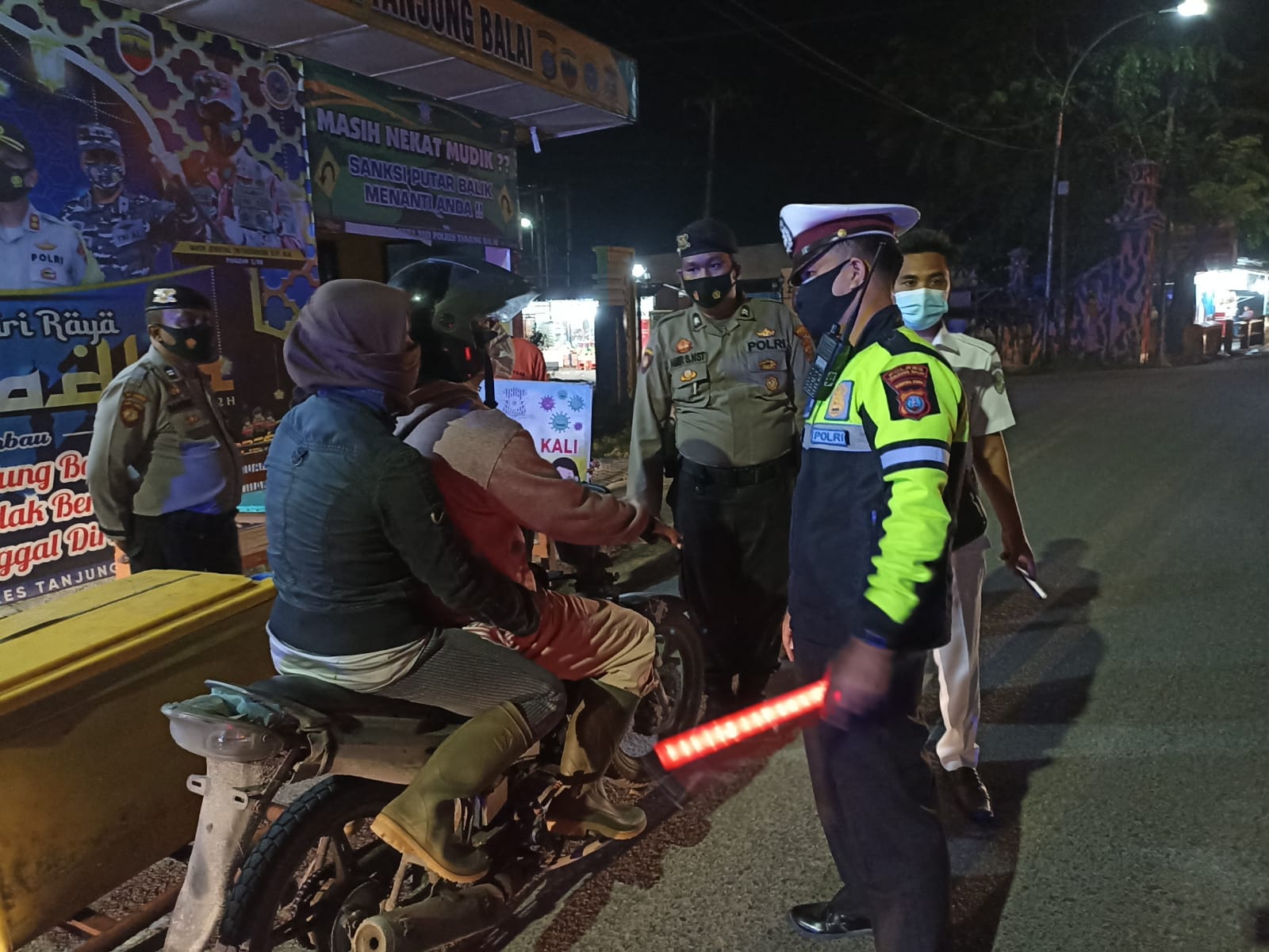 Pemko Bersama Polres Tanjung Balai Melaksanakan Ops Yustisi Gabungan