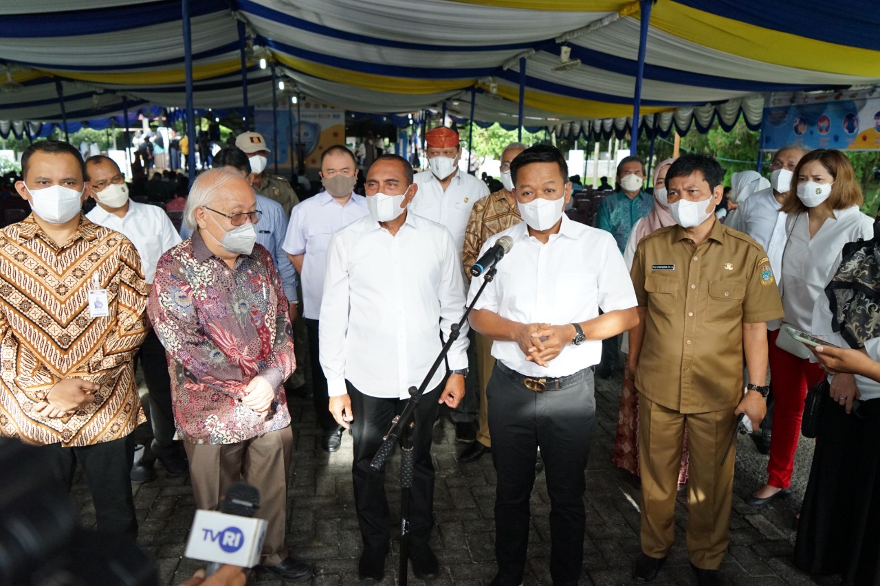 Gubsu Berharap Seluruh Mahasiswa di Sumut Divaksin Covid-19