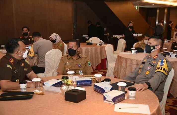 Andar Amin Rakor Evaluasi PPKM dan Serapan Anggaran Penanganan Covid 19