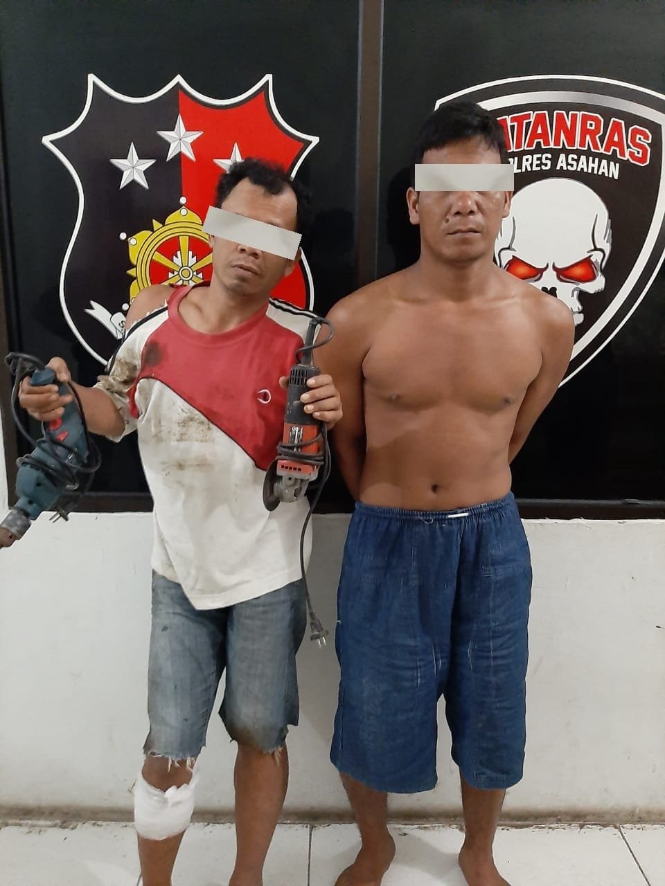 Melawan Saat ditangkap, Tekab Polres Asahan Hadiahi Pelaku Curat Timah Panas