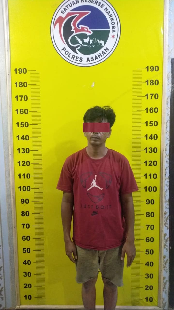 Polres Asahan Ringkus Seorang Warga Pasar Baru Pengedar Shabu