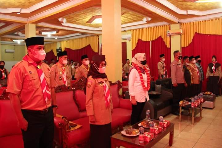 Wabup Madina Atika Nasution Buka Muscab Gerakan Pramuka Kwarcab Madina