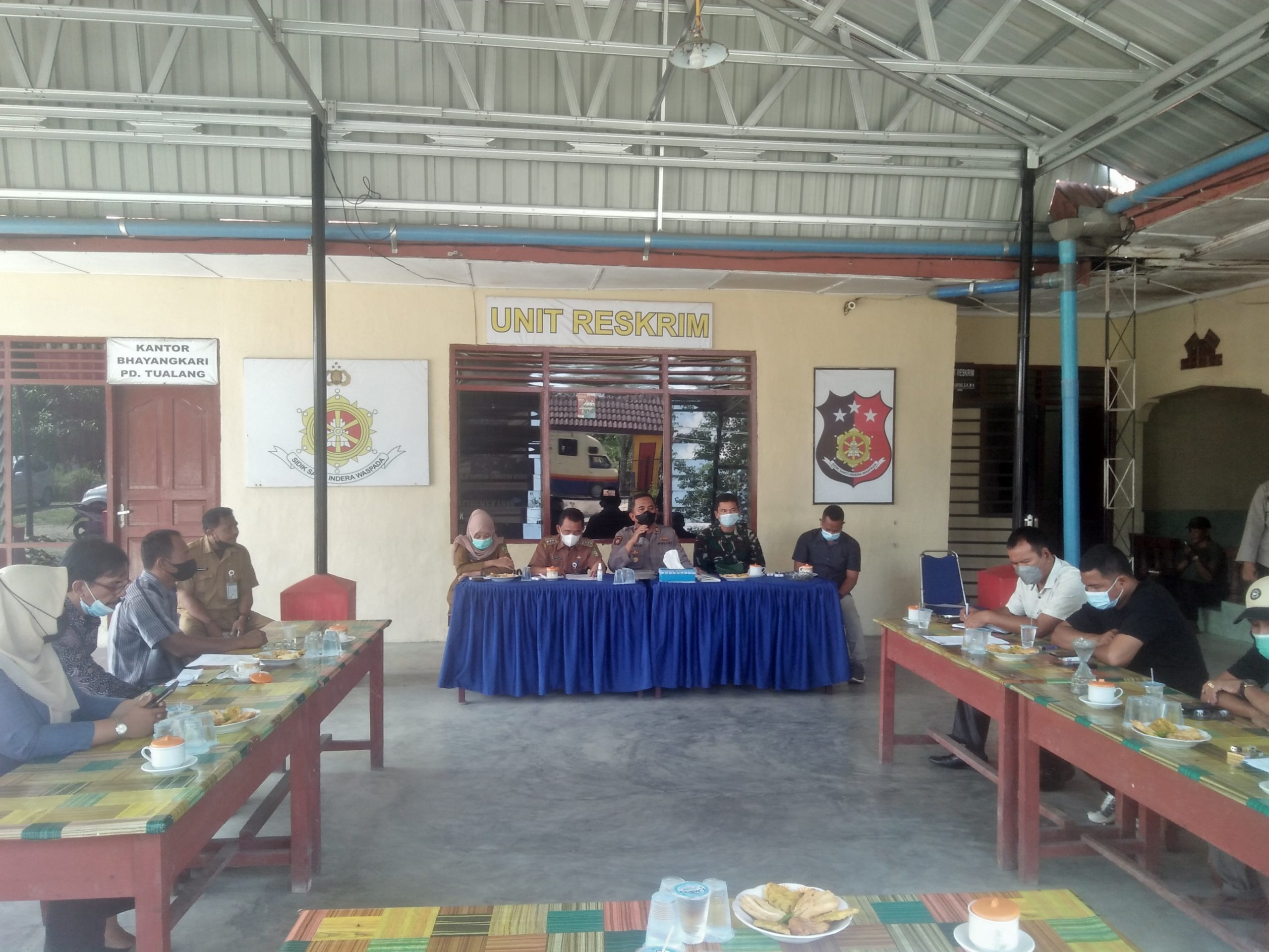 Antisipasi Bentrok Polsek Padang Tualang Mediasi Dua Ormas