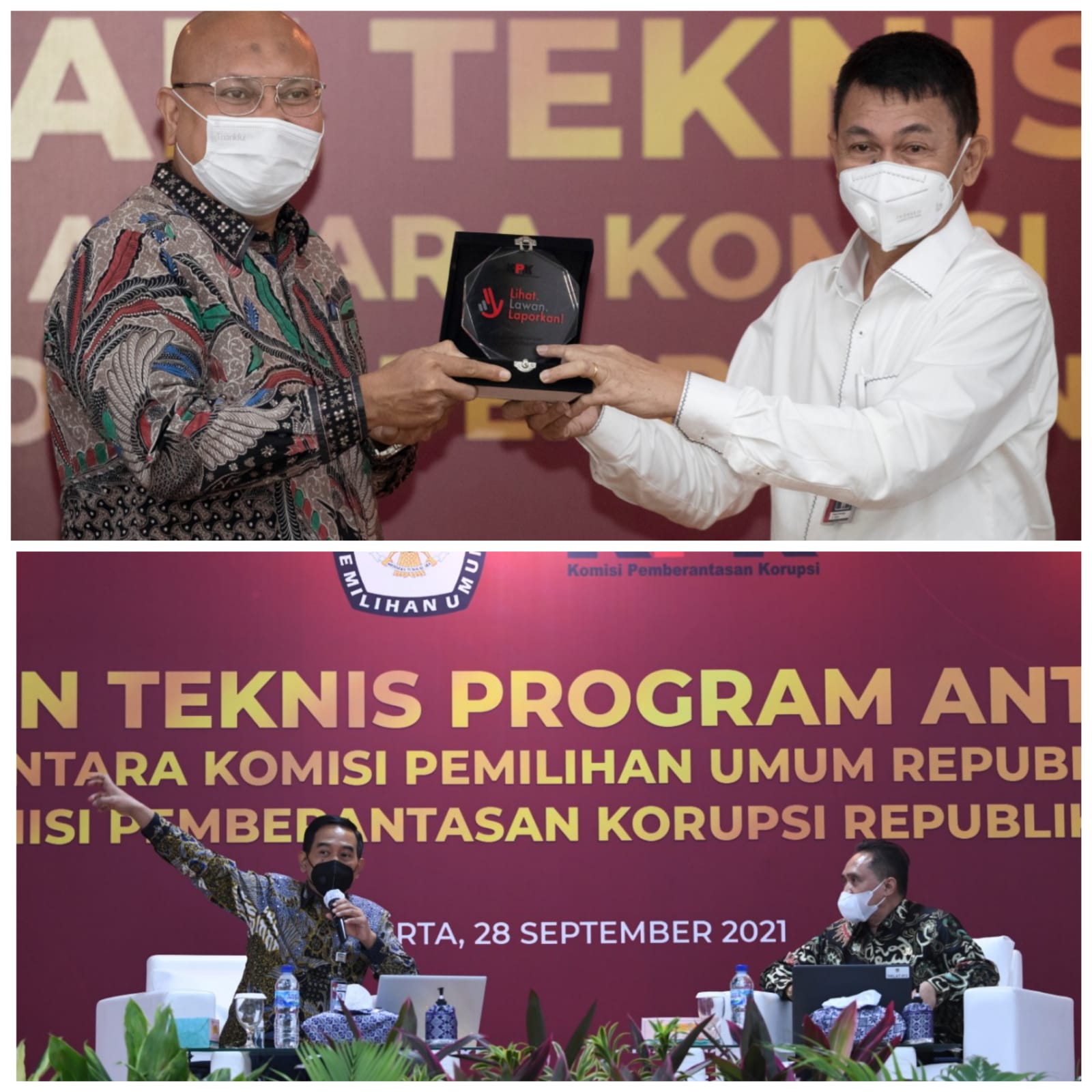 KPK : Nilai Anti Korupsi Harus Dipegang Teguh Pejabat dan Pegawai KPU RI