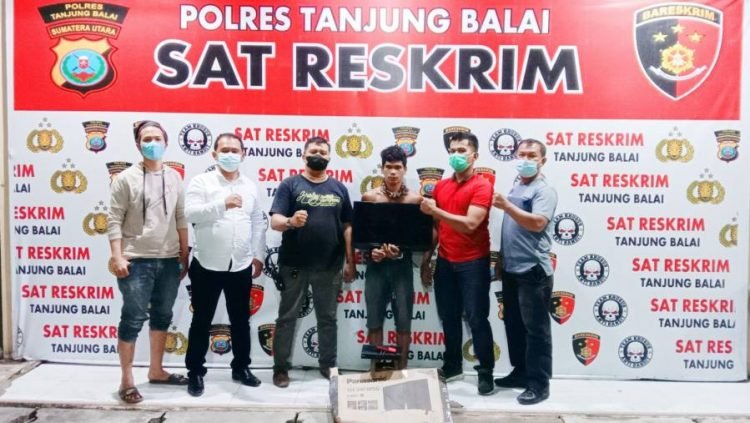 Polres Tanjung Balai Bekuk Pembobol Rumah, Sejumlah Barang Bukti Seharga 6 Juta Turut Diamankan