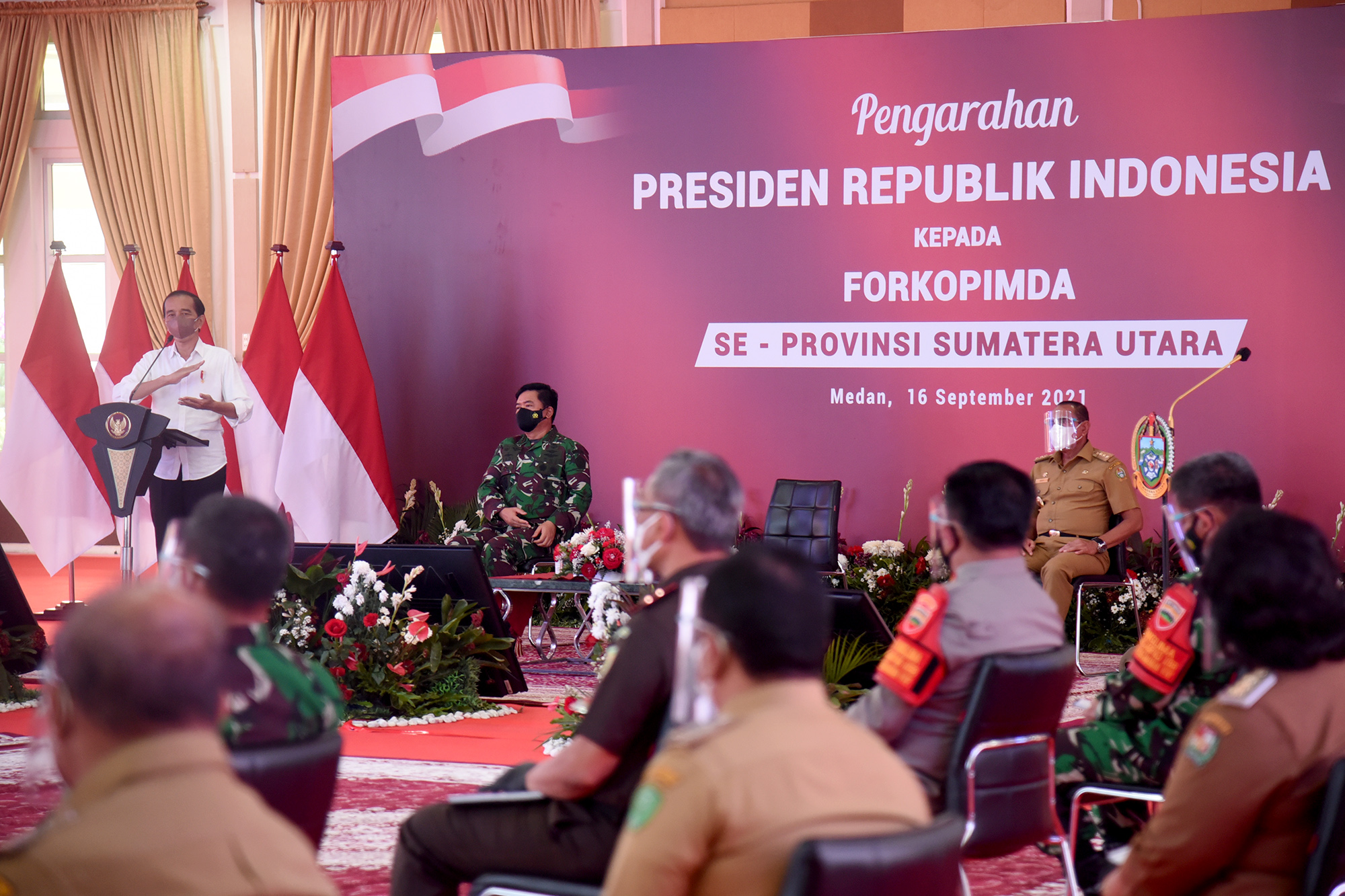 Ini Arahan Presiden Jokowi Kepada Kepala Daerah di Sumut