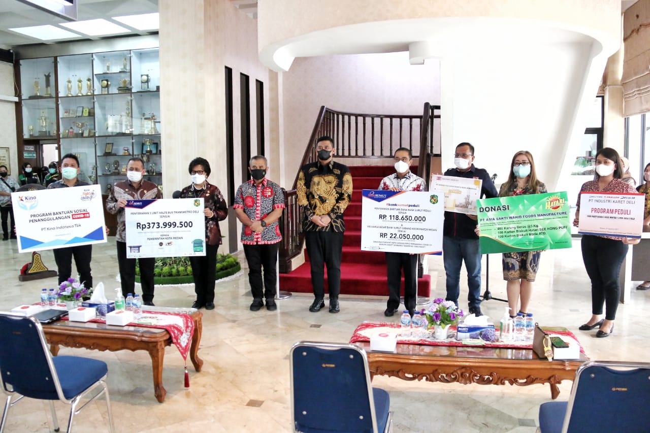 Pemko medan kembali dapat bantuan dari pihak swasta