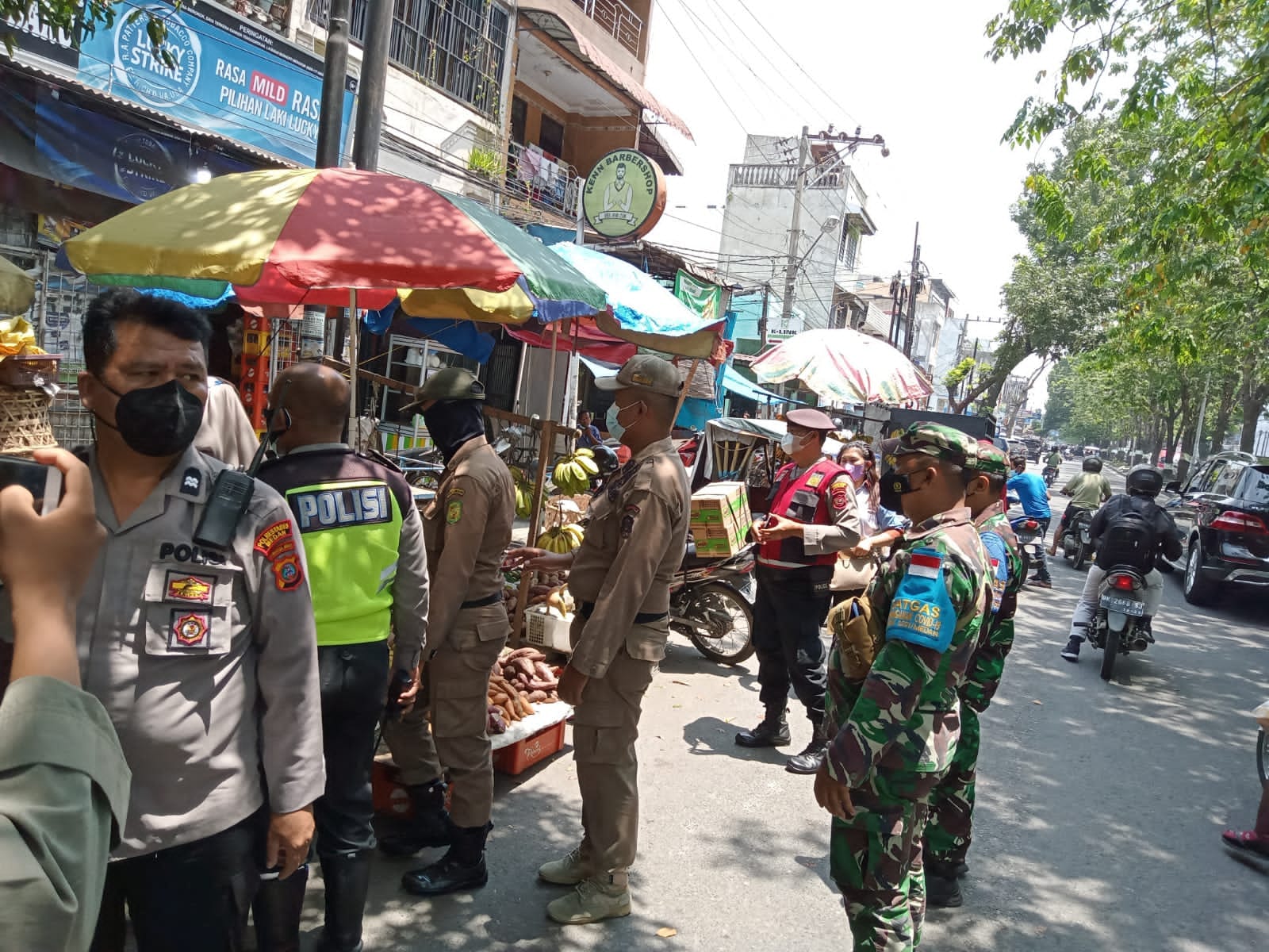 Tim Satgas Covid-19 Kota Medan Terus lakukan Patroli Prokes dan Pengawasan PPKM agar Medan keluar dari zona orange
