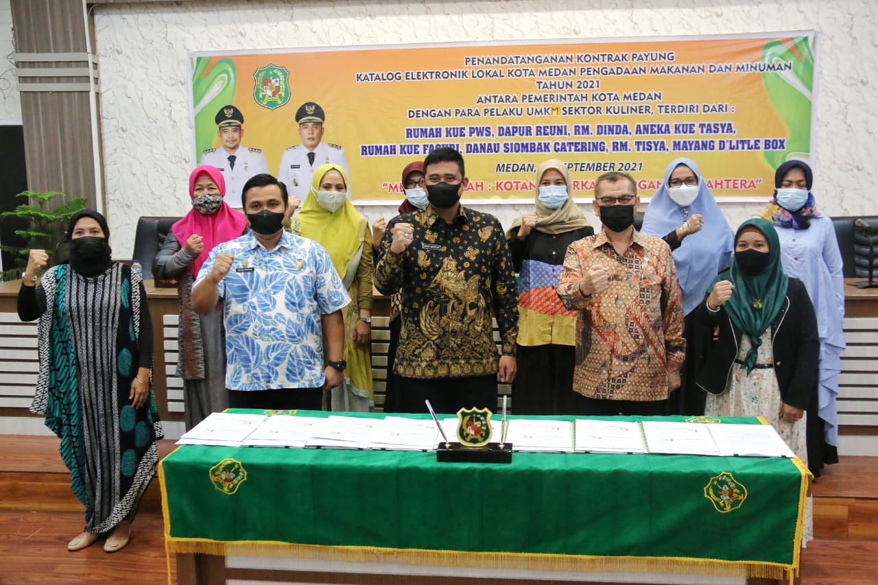 Pemko Medan Jalin Kerjasama Dengan Pelaku UMKM Dalam Pengadaan Makan dan Minum Dilingkungan Pemko Medan