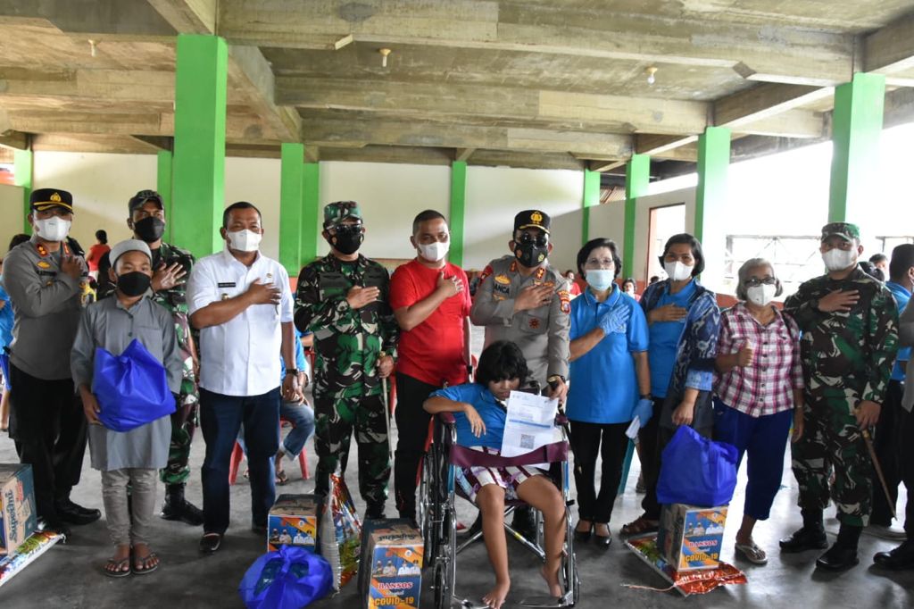 Penyandang Disabilitas, Sentuh Hati Pangdam I/BB dan Kapoldasu