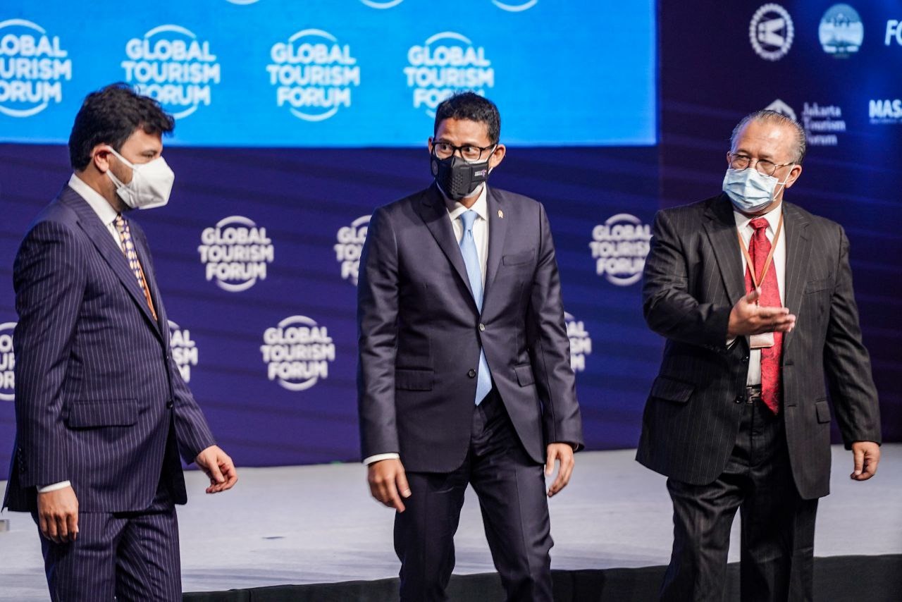 Sandiaga Uno Pimpin Minister Talk di Global Tourism Forum 2021