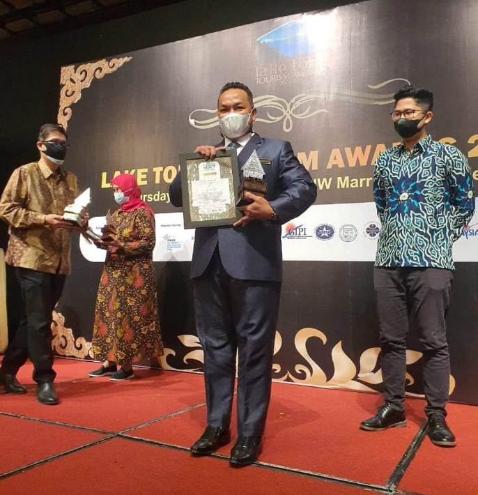 TOURISM MALAYSIA MEDAN MENANGKAN PENGHARGAAN LAKE TOBA TOURISM AWARDS 2021