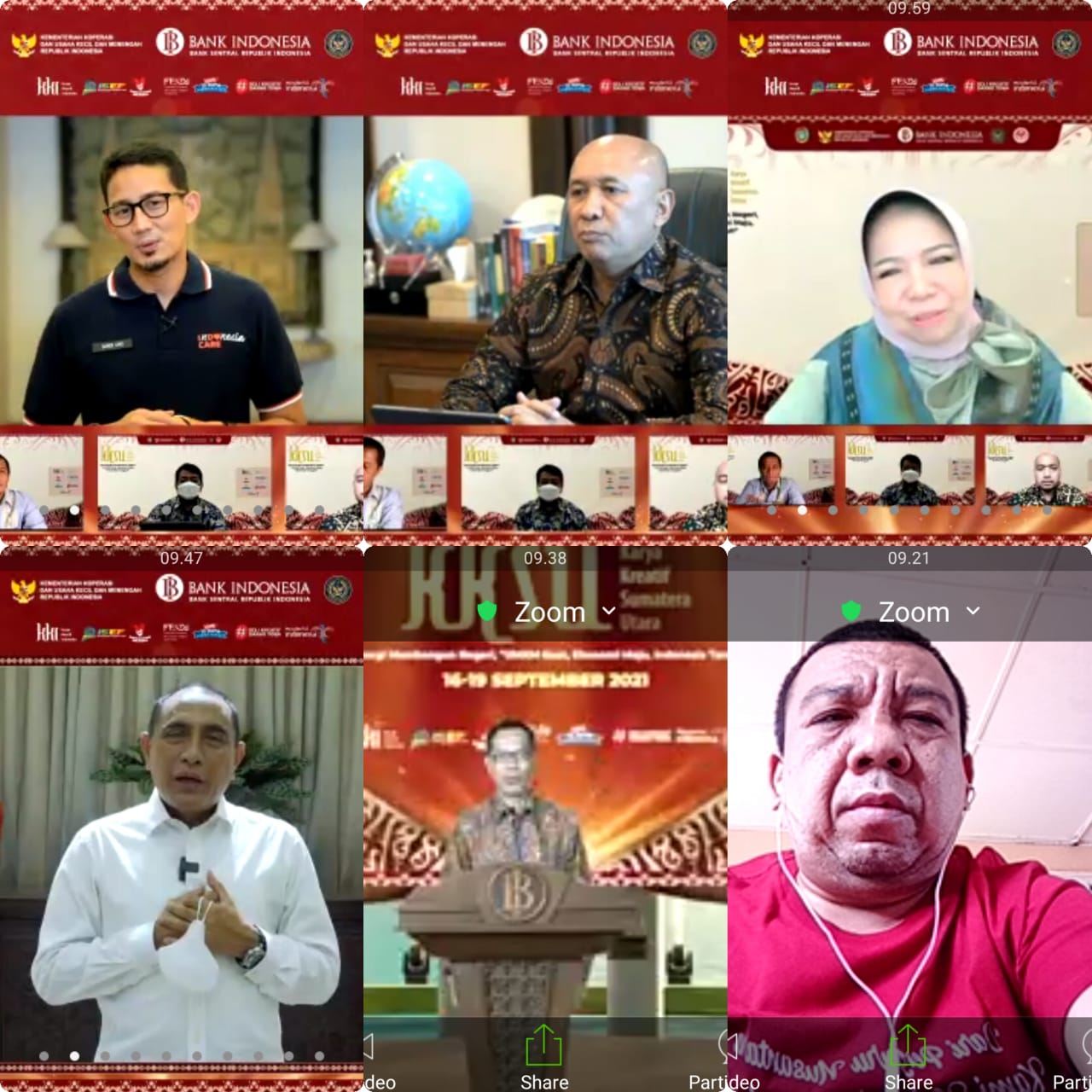 Menkop UKM dan Menparekraf Apresiasi BI Sumut Bangkitkan UMKM Bertransformasi di Era Digital Lewat KKSU