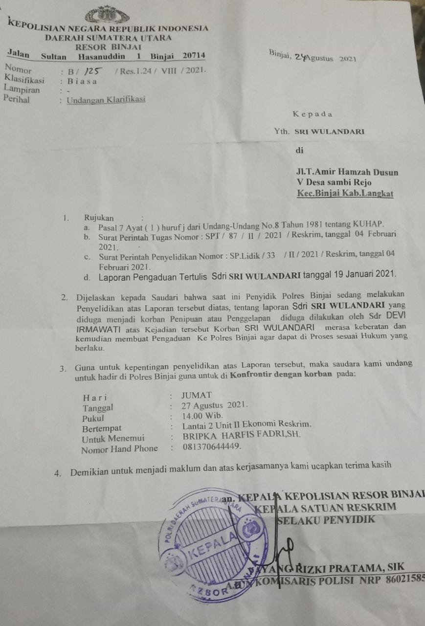 Korban Dugaan Penipuan Arisan Online Minta Polisi Segera Menangkap Pelakunya