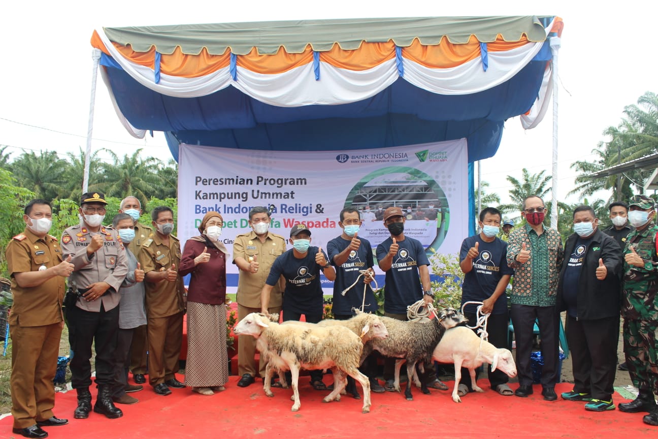 Wabup Deli Serdang Resmikan Program Kampung Ummat Sinergi BI dan Dompet Dhuafa Waspada
