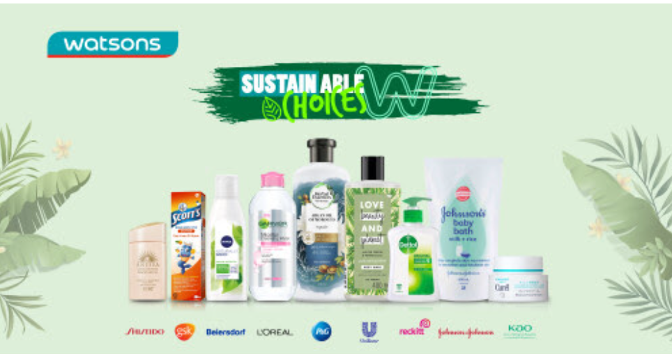 Watsons Collaborates with Global Supplier Partners to Launch Over 1,600 Sustainable Choices