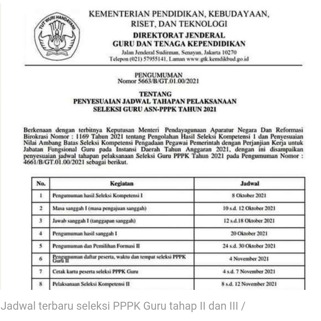 Seleksi Tahap II PPPK Dibuka 24 Oktober, Catat Persyaratannya