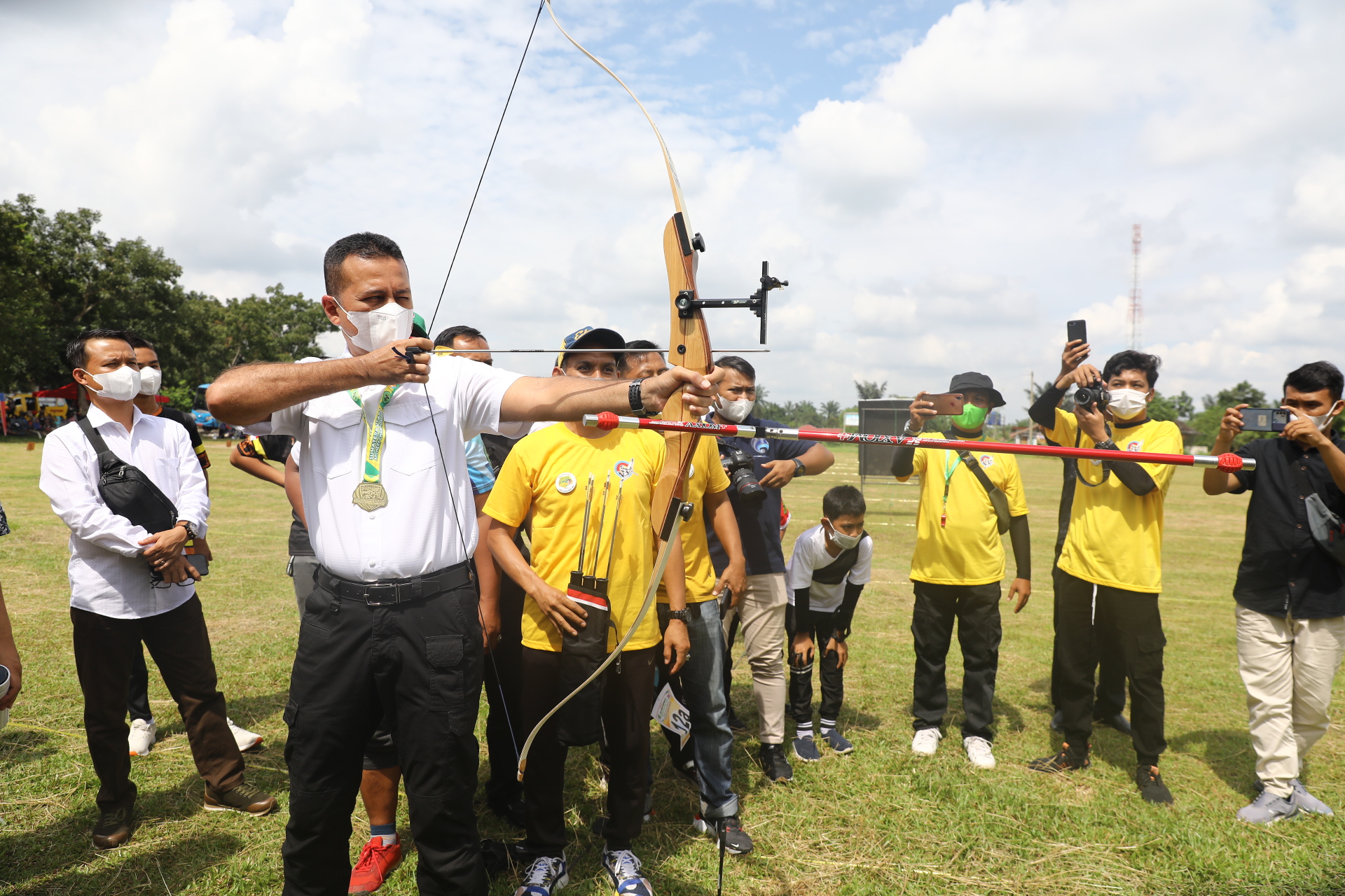 Wagub Musa Rajekshah Buka Pertandingan Archery Championship Circut II Sumut