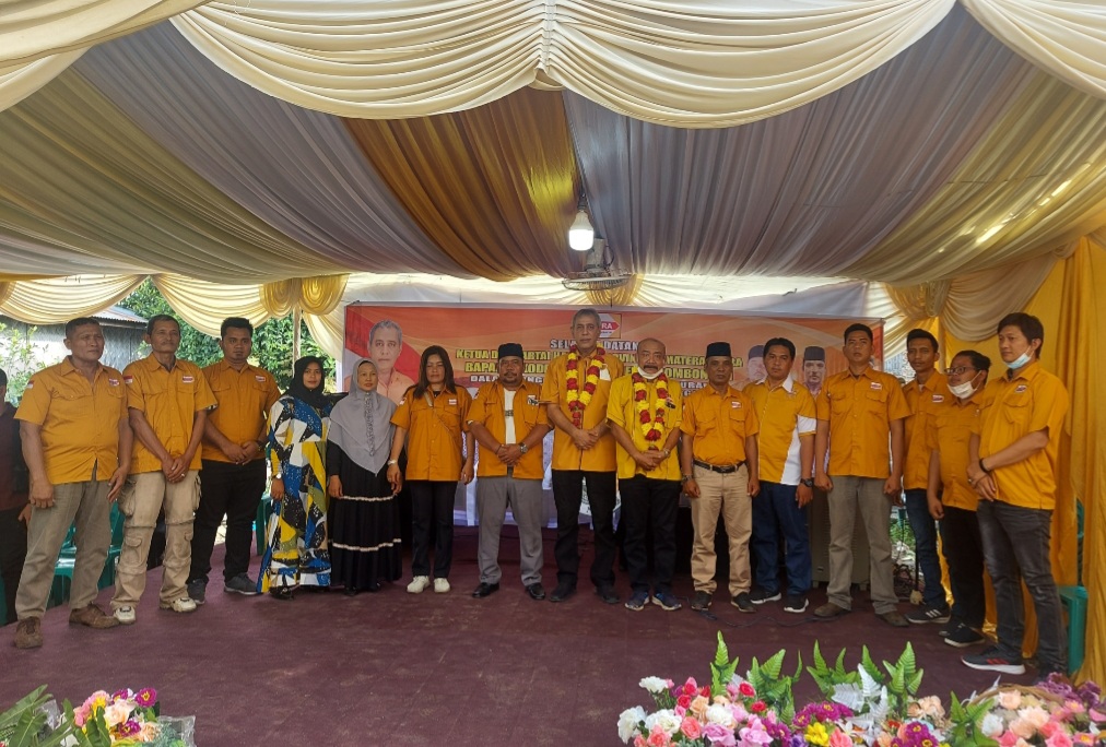 Kukuhkan Pengurus PAC Hanura Sunggal, Kodrat Shah Ajak Kader Besarkan HANURA
