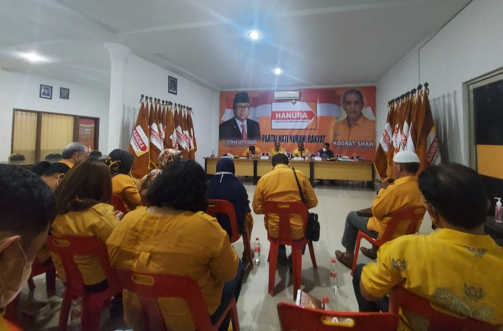 DPD Hanura Sumut Rapat Konsulidasi, Kodrat Shah : Rapatkan Barisan