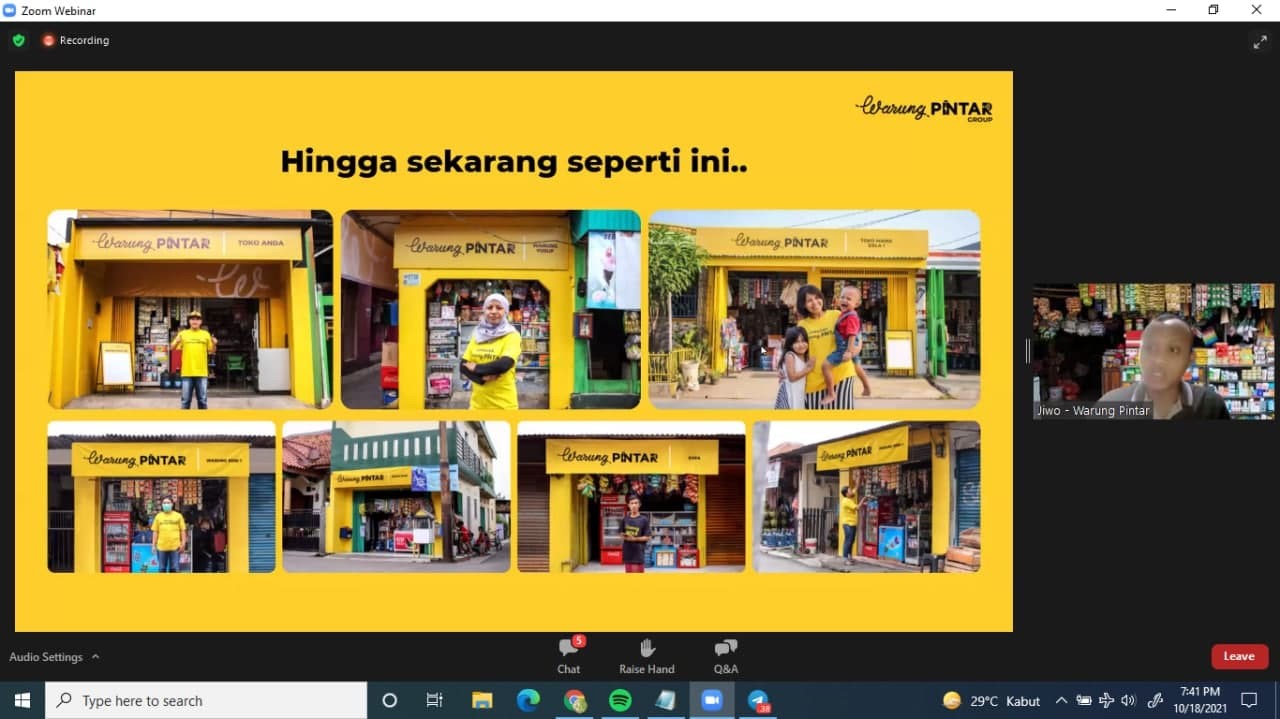 Danone Indonesia dan Kampus Bisnis Umar Usman Dorong UMKM untuk Go Digital dan Modern Pasca Pandemi