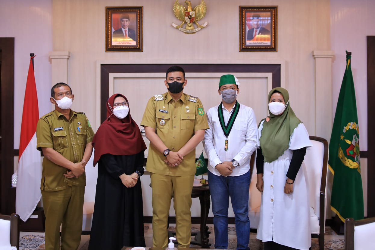 Terima Audiensi BADKO HMI, Bobby Nasution Berharap HMI berkolaborasi dukung Program Prioritas Kota Medan