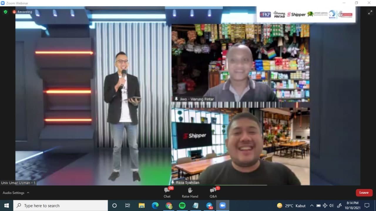 Danone Indonesia dan Kampus Bisnis Umar Usman Dorong UMKM Go Digital dan Modern Pasca Pandemi