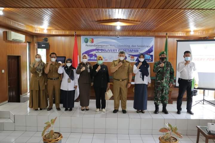 Pengadilan Negeri Solok bersama Pemko Solok Launching Aplikasi E-Delivery Penetapan
