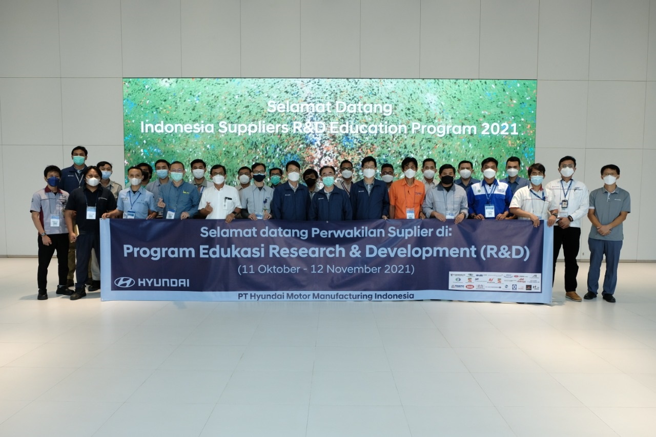 Hyundai Motor Manufacturing Indonesia Perkuat Kualitas SDM Milik Mitra Lokal Pemasok Komponen Kendaraan Hyundai Lewat Pelatihan R&D