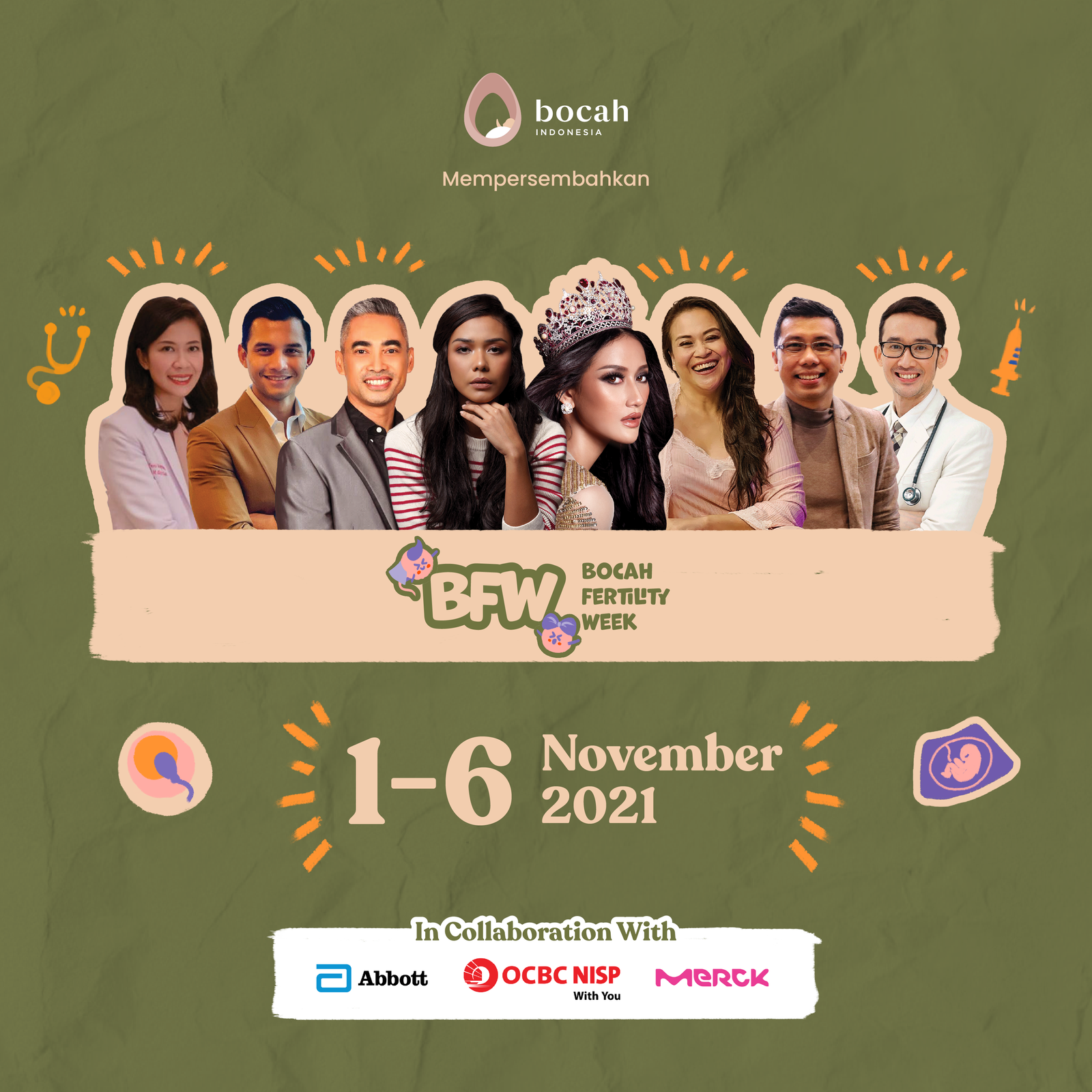Peringati World Fertility Day,  Pusat Fertilitas Bocah Indonesia Menyelenggarakan Bocah Fertility Week 2021