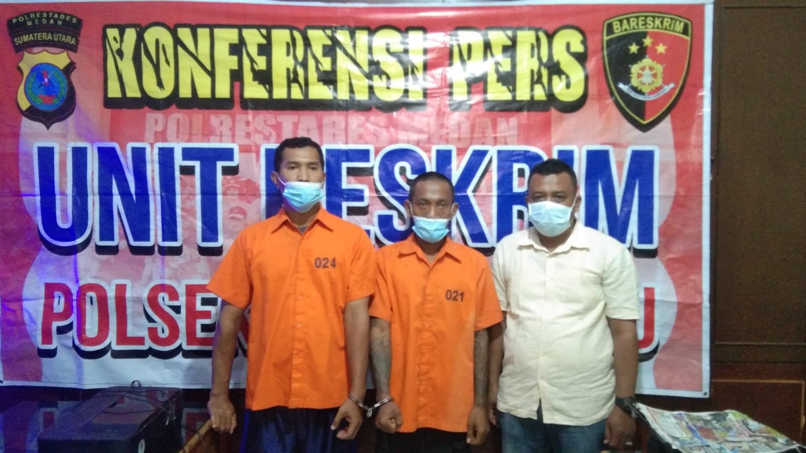 Dua Warga Medan Area Diciduk Sat Reskrim Polsek Medan Baru
