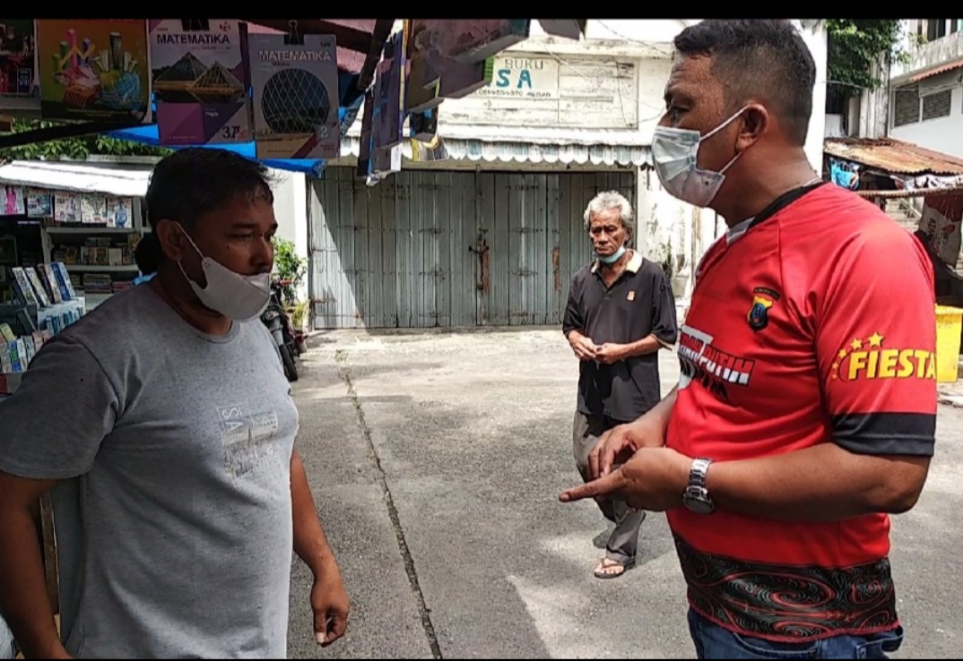 Polsek Medan Timur Jemput Bola Ajak Warga Ikut Vaksinasi