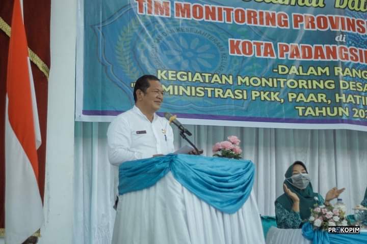 TP PKK Monitoring di Kota Padang Sidimpuan, Ini Harapan Walikota Irsan Efendi Nasution