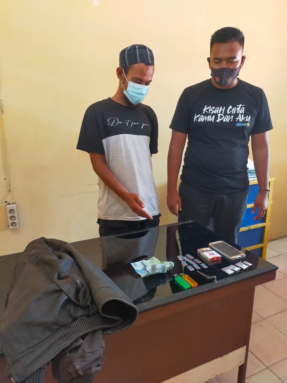 Reskrim Polsek Bandar Amankan Warga Mandoge Pengedar Shabu