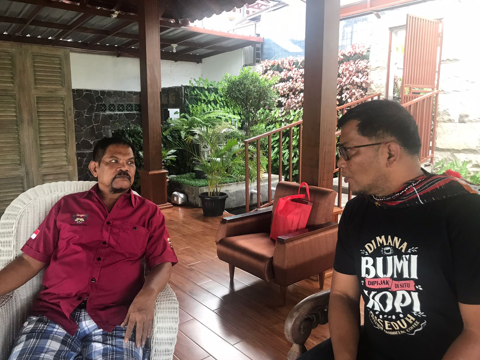 Wabup Tapsel Rasyid Dongoran Minta Masukan Rahudman untuk Kerja di Tapsel