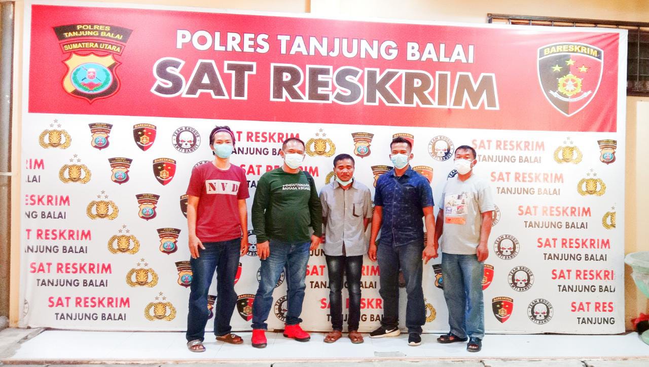 Sat Reskrim Polres Tanjung Balai Amankan Anak Durhaka Ancam Bunuh Ibu Kandung