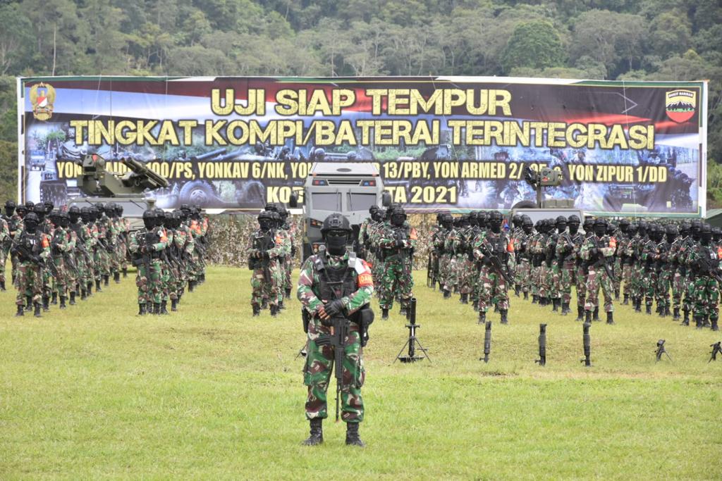 Danrindam I/BB Bakti Sosial Di Daerah Latihan, Uji Siap Tempur Kompi / Baterai Terintegrasi